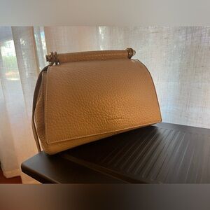 Coccinelle quiet luxury beige purse